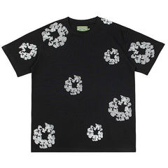 Denim Tears Crystal Patch Cotton logo Design T-Shirts