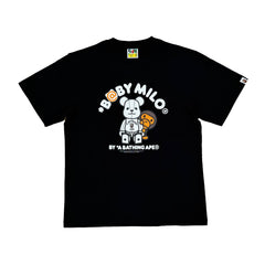 BAPE Medicom Bearbrick Baby Milo Black Tee