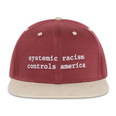 Denim Tears x Arthur Jafa Systemic Racism Controls America Hat 'Burgundy'