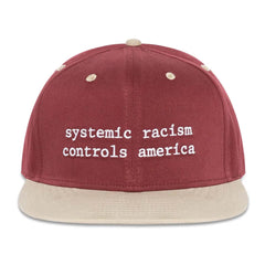 Denim Tears x Arthur Jafa Systemic Racism Controls America Hat 'Burgundy'