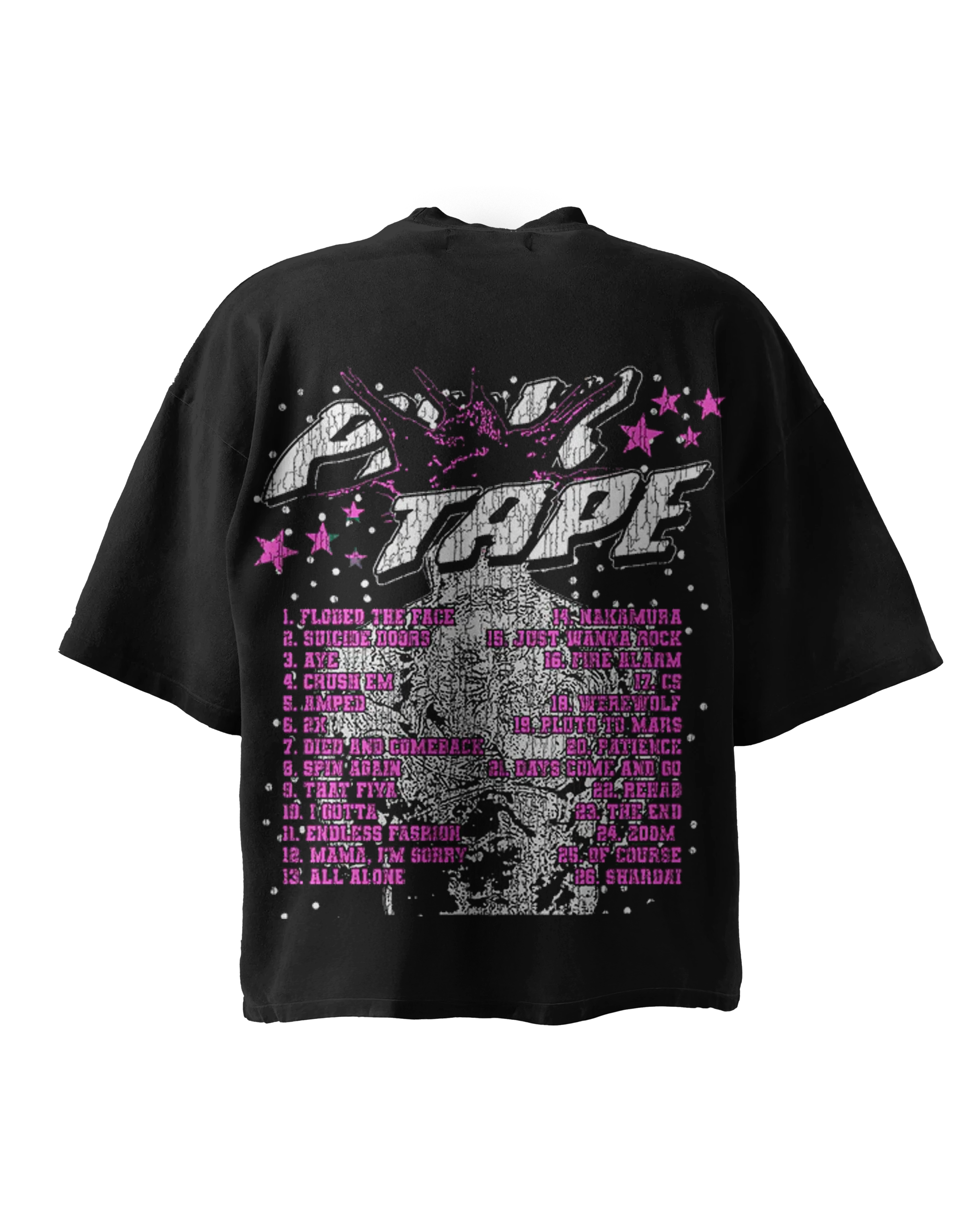 'PINK TAPE' GRAPHIC TEE