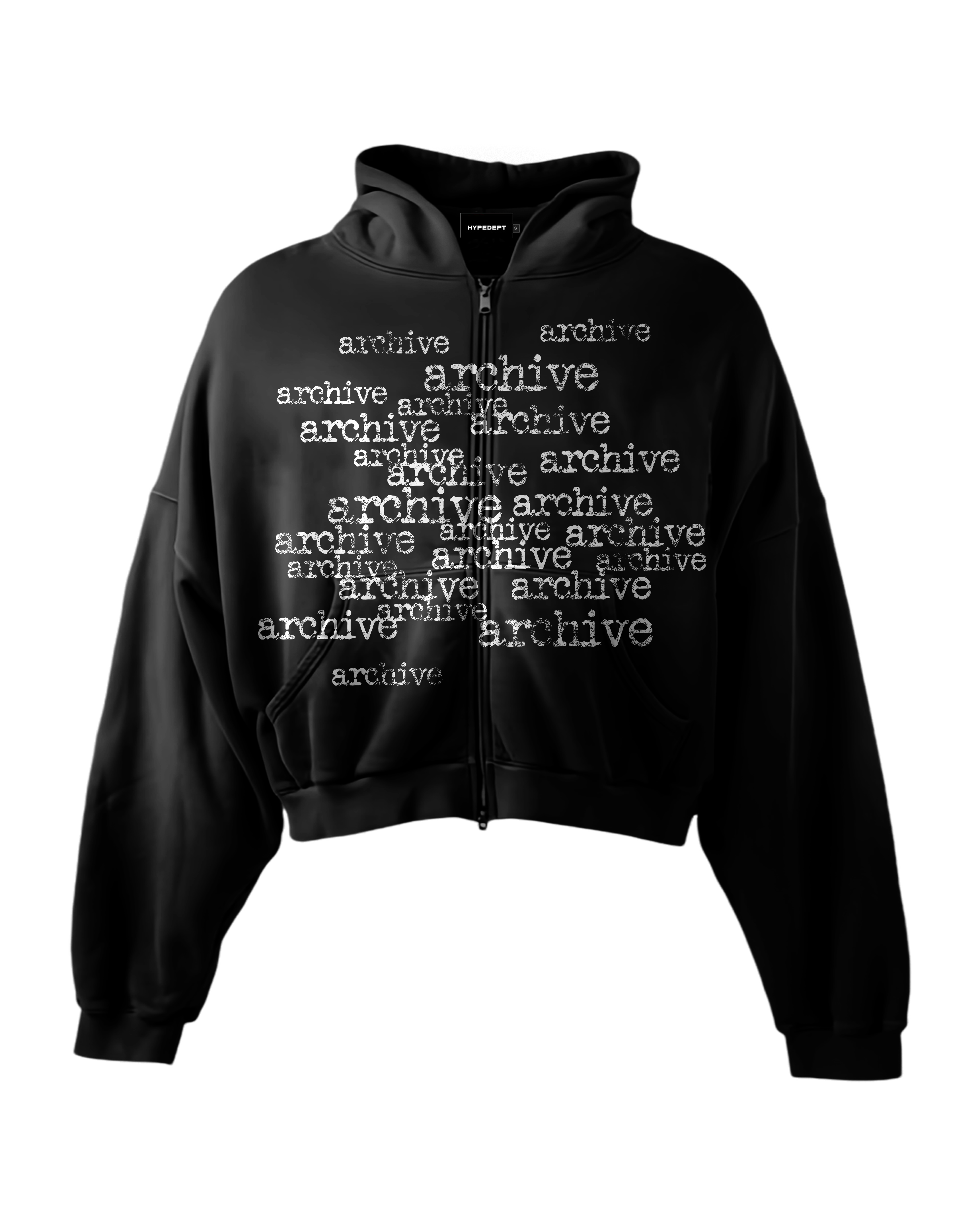 'MATRIX' HEAVYWEIGHT BOXY ZIPUP HOODIE