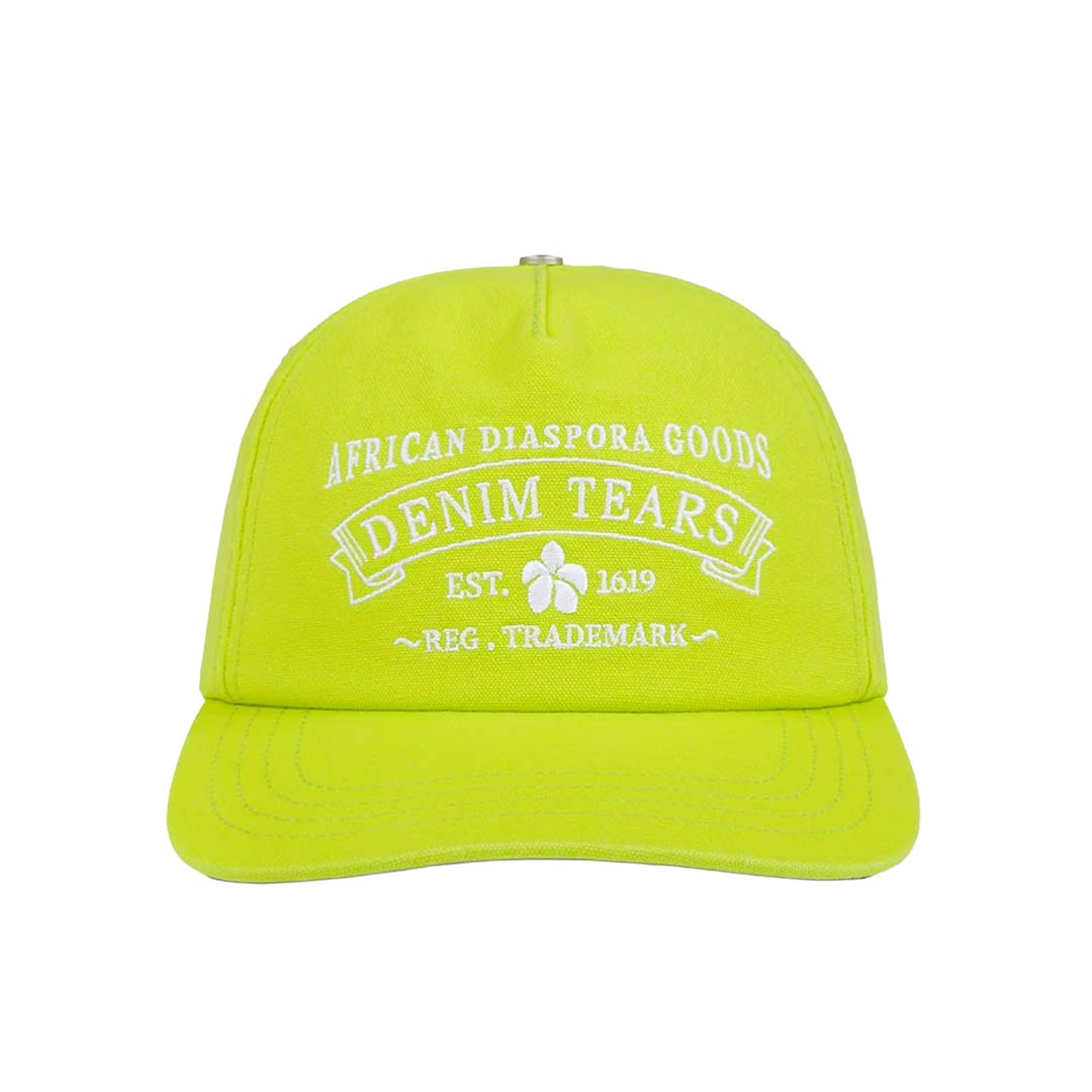 Denim Tears ADG Stamp Hat Lime