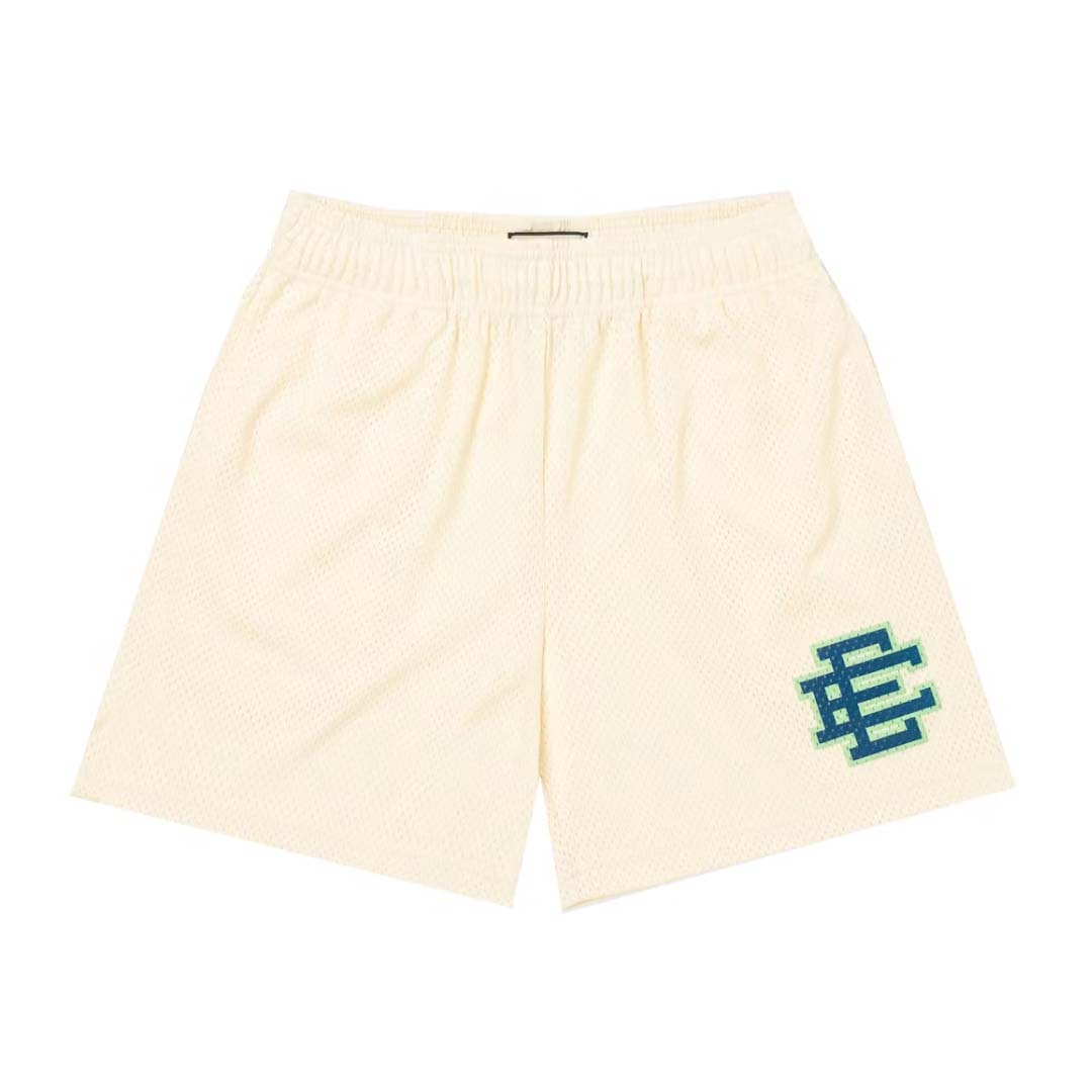 Eric Emanuel EE Antique White Blue Green Shorts