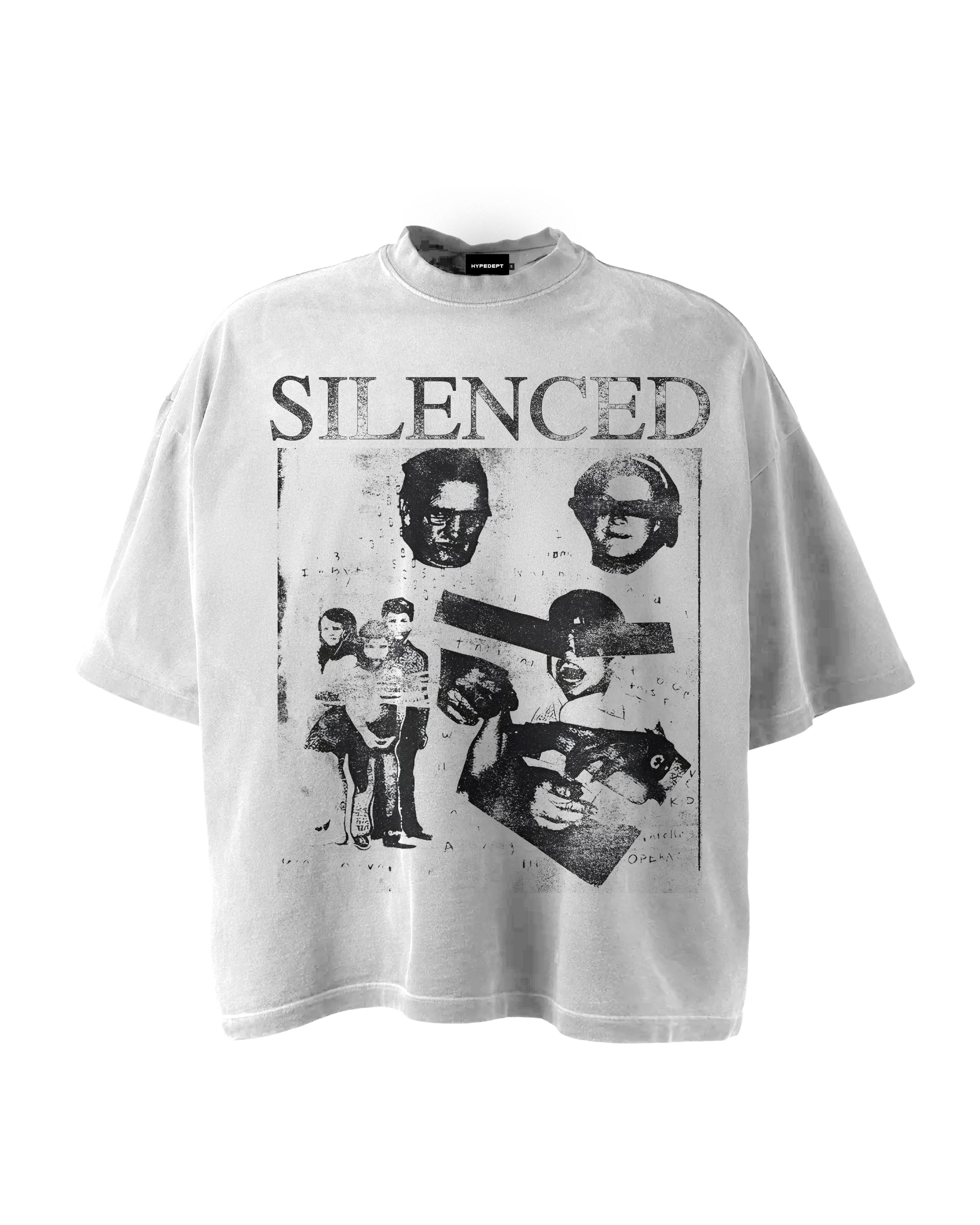 'SILENCED' GRAPHIC TEE