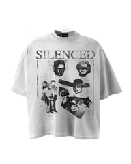 'SILENCED' GRAPHIC TEE